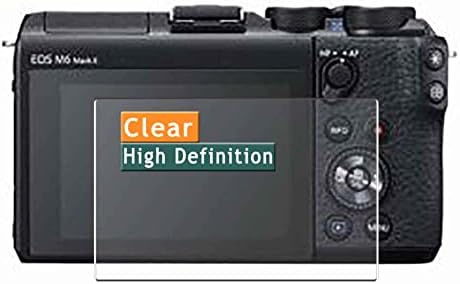 מגן מסך Vaxson 3-Pack, התואם ל- Canon EOS M6 Mark II TPU Stukes Stager Stage [לא מזכוכית מזג]